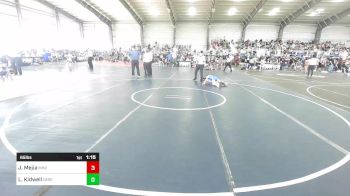 65 lbs Quarterfinal - Jose Mejia, Mini Avengers vs Landen Kidwell, Desert Dogs WC