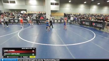 77 lbs Cons. Round 3 - Cael Combs, IA vs Rocco Cartalino, IN