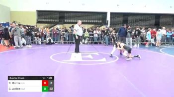 77 lbs Quarterfinal - Chace Morris, Vougar's Honors ES vs Caden Judice, GA Justice Takedown ES