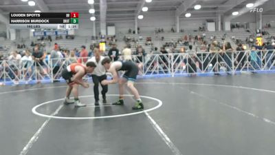 160 lbs Rr Rnd 1 - Louden Spotts, Buffalo Valley Black - HSB vs Harrison Murdock, Team Shutt Rioux - HSB