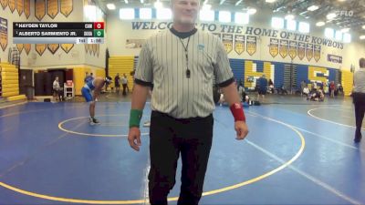 175 Blue 3rd Place Match - Hayden Taylor, Camden vs Alberto Sarmiento Jr., South Dade