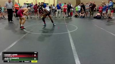 160 lbs Round 5 (6 Team) - Alex Schwartz, M2TCNJ vs Chaney Lewis, Glasgow WA