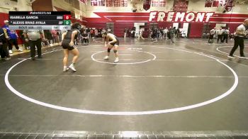155 lbs 3rd Place Match - Alexis Rivas Ayala, John H Pitman vs Isabella Garcia, Angelo Rodriguez