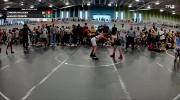 88-95 lbs Quarterfinal - Zander Hausler, Slate Wrestling Academy vs Alonso Ferrer, Team Barracuda