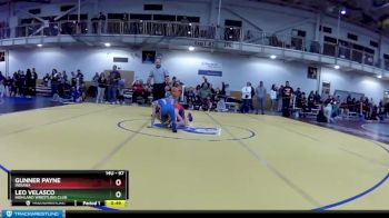 97 lbs Cons. Round 2 - Gunner Payne, Indiana vs Leo Velasco, Highland Wrestling Club