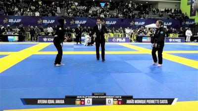 Anaïs Monique Pierrette Casta vs Ayesha Iqbal Janjua 2026 European Jiu-Jitsu IBJJF Championship