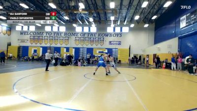 190 Blue Semifinal - Pablo Sifuentes, South Dade vs Eli Sanford, Camden