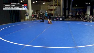 59 lbs 3rd Place Match - Jacques Finley, WTC vs Christopher Waitkus, Team Tulsa Wrestling Club