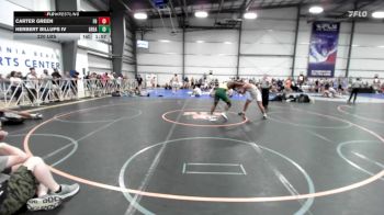 220 lbs Rr Rnd 2 - Carter Green, Flickr Boyz Trailglazers vs HERBERT BILLUPS IV, Great Bridge Wrestling Club