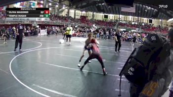89 lbs 1st Place Match - Olivia Wagoner, Superior vs Temple Dugan, Junior Titans Wrestling Club