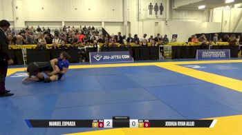 Joshua Ryan Allio vs Manuel Esparza 2025 World IBJJF Jiu-Jitsu No-Gi Championship