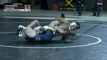 133 lbs Quarterfinal - Kyle Waterman, Drexel vs Micah Roes, Binghamton