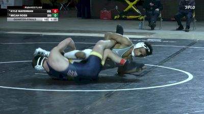 133 lbs Quarterfinal - Kyle Waterman, Drexel vs Micah Roes, Binghamton