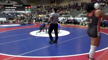 5A 155 lbs Cons. Semi - Adrian York, Sylvan Hills vs Kylee Herron, Lakeside