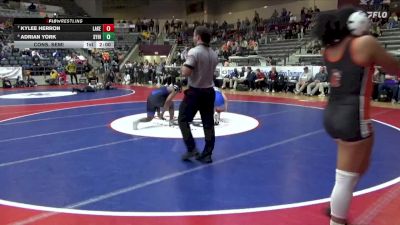 5A 155 lbs Cons. Semi - Adrian York, Sylvan Hills vs Kylee Herron, Lakeside