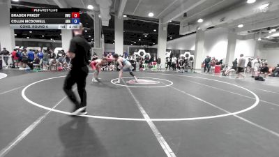 U20 Freestyle FS - 65 lbs Cons. Round 6 - Braden Priest, Driller Wrestling Club vs Collin McDowell, Askren Wrestling Academy