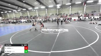 98 lbs 2nd Place - Kaycilyn Valley, No Team vs Braxton Danler, Canon City