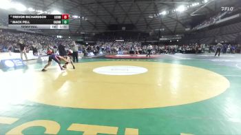 Boys 1A 126 lbs Semifinal - Mack Pell, Cashmere vs Trevor Richardson, Life Christian Academy