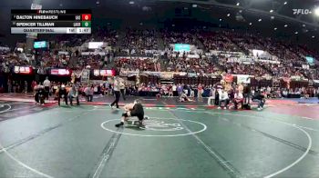 A - 138 lbs Quarterfinal - Spencer Tillman, Laurel vs Dalton Hinebauch, Lockwood (Billings)