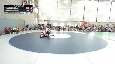 150 lbs Cons. Round 2 - Xyler Coleman, Fighting Squirrels Wrestling Club vs Aiden Breshears, All In Wrestling Academy