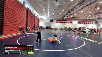 133 lbs Semifinal - Trevor Cortright, Utica vs Lawrence Liss, RIT