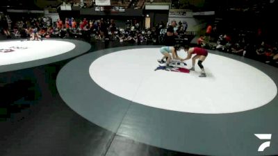 140 lbs Jennifer Ratzlaff, KCWA - Kern County Wrestling Association vs Aeryn Cox, SAWA - Sacramento Area Wrestling Association