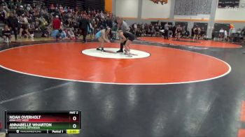 120-125 lbs Round 1 - Annabelle Wharton, Cedar Rapids Jefferson vs Noah Overholt, Iowa City West