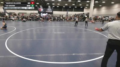 157 lbs Quarters - Jet Brown, MO West Championship Wrestling Club vs Marcus Killgore, Mustang Wrestling Club