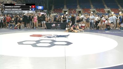 105 lbs Cons. Rd Of 32 - Gabrielle Garvey, Virginia vs Gracie Obermiller, Nebraska