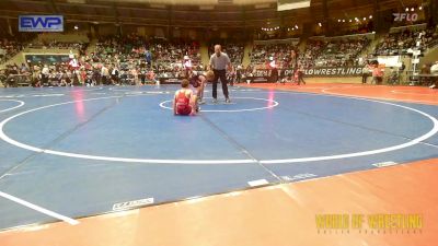 67 lbs Round Of 32 - Luke Taussig, Greater Heights Wrestling vs Levi Angel, Reign