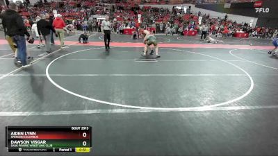 210 lbs Semifinal - Dawson Visgar, Sauk Prairie Wrestling Club vs Aiden Lynn, Spencer/Columbus