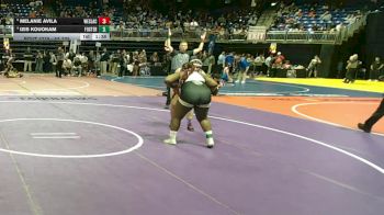 6A 235 lbs Quarterfinal - Melanie Avila, Weslaco vs Izis Kouokam, Richmond Foster