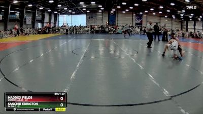 115 lbs Rd# 8- 12:30pm Saturday Final Pool - Sanchir Edington, PA Gold vs Maddox Fields, Untouchables