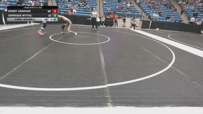 133 lbs Cons. Round 2 - Bobby Andrade, Northern Oklahoma College-Tonkawa vs Derrique Mytial, Keiser University