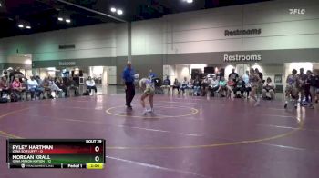 110 lbs Round 4 (16 Team) - Ryley Hartman, Iowa SO FLUFFY vs Morgan Krall, Iowa Minion Nation