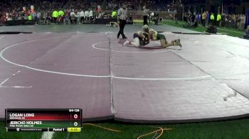D4-126 lbs Cons. Round 2 - Jericho Holmes, Pine River Area HS vs Logan Long, Bronson HS
