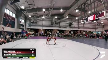 80 lbs Quarterfinal - Hannah Diers, Dripping Springs Youth Sports vs Nolan Urick, Coppell Stars Wrestling Club