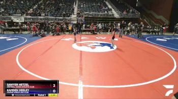 56 lbs Quarterfinal - Sawyer Hetzel, Greybull Basin Athletic Club vs Kamden Keeley, Casper Wrestling Club