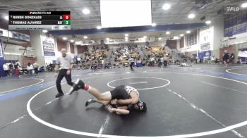132 lbs 7th Place Match - Ruben Gonzales, Los Alamitos vs Thomas Alvarez, Mayfair