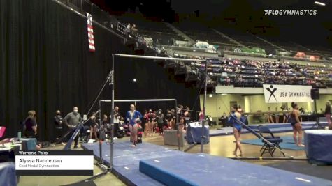 Alyssa Nanneman - Women's Pairs, Gold Medal Gymnastics - 2021 Women's Xcel Region 4 Championships
