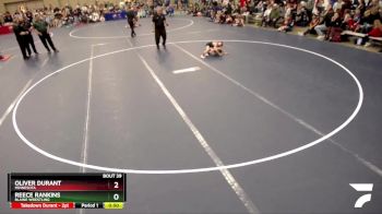 44-47 lbs Cons. Round 1 - Oliver Durant, Minnesota vs Reece Rankins, Blaine Wrestling