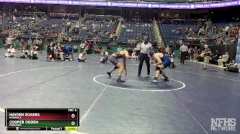 4A 165 lbs Champ. Round 1 - Cooper Ogden, Pinecrest vs Hayden Rogers, Ragsdale