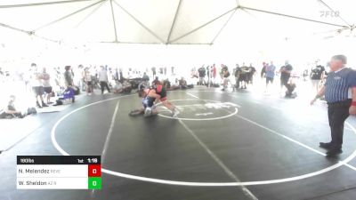 190 lbs Round Of 64 - Nathaniel Melendez, Reverence Grappling TC vs Wyatt Sheldon, AZ Roughriders