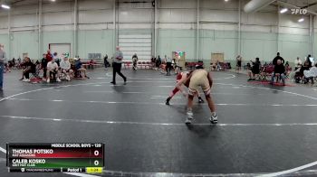 120 lbs Quarterfinal - Caleb Kosko, Grit Mat Club vs Thomas Potsko, Mat Assassins