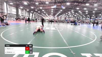 170 lbs Rr Rnd 3 - Jared Rohn, Grit Mat Club Blue vs Jesse Adams, Felix Wrestling Academy Blue