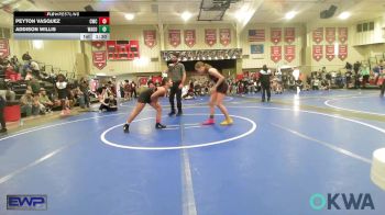 115 lbs Rr Rnd 1 - Peyton Vasquez, Claremore Wrestling Club vs Addison Willis, Wagoner Takedown Club