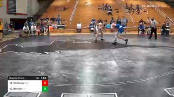 152 lbs Quarterfinal - Brock Holloway, Red Lion vs Caleb Bowlin, Spring Grove