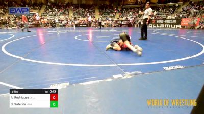 61 lbs Consi Of 16 #2 - Aubrey Rodriguez, Callan Wrestling Academy vs Oceana Saferite, Nova Wrestling Club