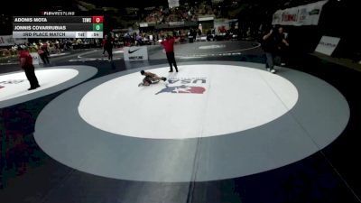45 lbs 3rd Place Match - Jonnis Covarrubias vs Adonis Mota, Team Selma Wrestling Club