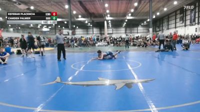 106 lbs Allday - Camden Palmer, HANOVER HAWKEYE vs Esteban Placencia, EASTERN CAROLINA WRESTLING ACADEMY